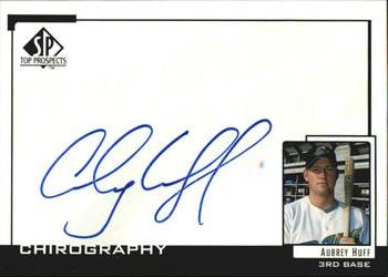 2000 SP Top Prospects - Chirography #AH Aubrey Huff  Front