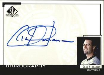 2000 SP Top Prospects - Chirography #CH Chad Hermansen  Front