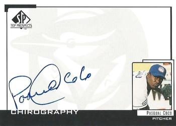 2000 SP Top Prospects - Chirography #PC Pasqual Coco  Front