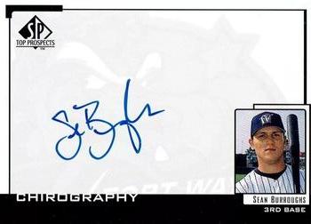 2000 SP Top Prospects - Chirography #SB Sean Burroughs  Front