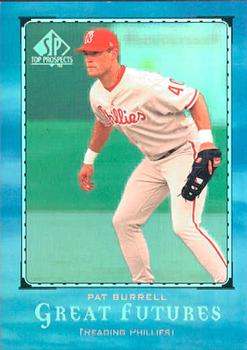 2000 SP Top Prospects - Great Futures #F7 Pat Burrell  Front