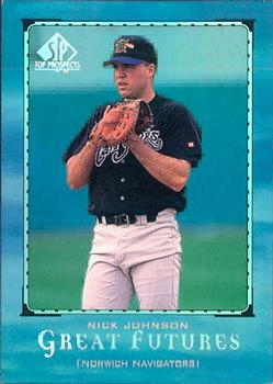 2000 SP Top Prospects - Great Futures #F8 Nick Johnson  Front