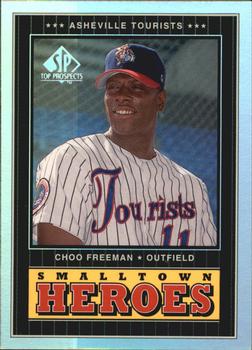 2000 SP Top Prospects - Small Town Heroes #SH6 Choo Freeman  Front