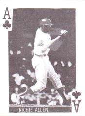 1969 Globe Imports Playing Cards Gas Station Issue #A♣a Richie Allen Front