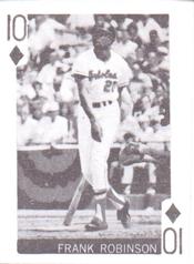 1969 Globe Imports Playing Cards Gas Station Issue #10♦ Frank Robinson Front