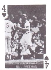 1969 Globe Imports Playing Cards Gas Station Issue #4♥ Bill Freehan Front