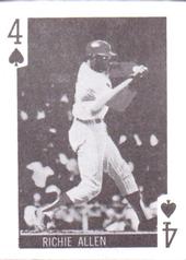 1969 Globe Imports Playing Cards Gas Station Issue #4♠ Richie Allen Front