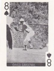 1969 Globe Imports Playing Cards Gas Station Issue #8♠ Chico Cardenas Front