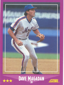 1988 Score #41 Dave Magadan Front