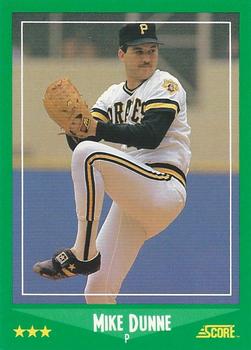 1988 Score #432 Mike Dunne Front