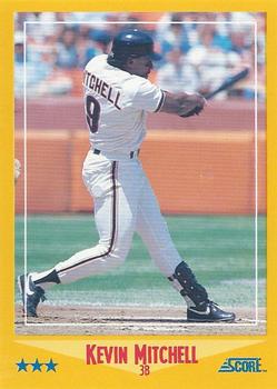 1988 Score #481 Kevin Mitchell Front