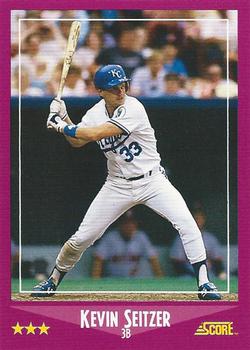 1988 Score #6 Kevin Seitzer Front