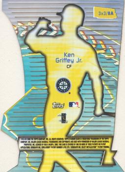 2000 Stadium Club - 3 X 3 Illuminator #8A Ken Griffey Jr.  Back