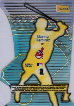 2000 Stadium Club - 3 X 3 Illuminator #9A Manny Ramirez  Back