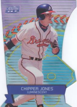 2000 Stadium Club - 3 X 3 Luminescent #5A Chipper Jones Front