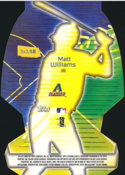 2000 Stadium Club - 3 X 3 Luminescent #5B Matt Williams Back