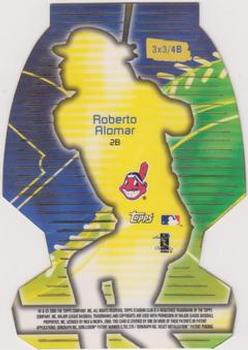 2000 Stadium Club - 3 X 3 Luminous #4B Roberto Alomar Back