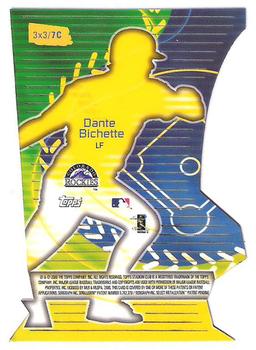 2000 Stadium Club - 3 X 3 Luminous #7C Dante Bichette Back