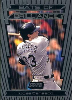 2000 Stadium Club - Bats of Brilliance #BB3 Jose Canseco Front