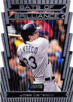 2000 Stadium Club - Bats of Brilliance Die Cuts #BB3 Jose Canseco Front