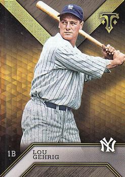 2016 Topps Triple Threads #19 Lou Gehrig Front