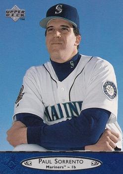 1997 Upper Deck Seattle Mariners Stadium Giveaway #P7 Paul Sorrento Front