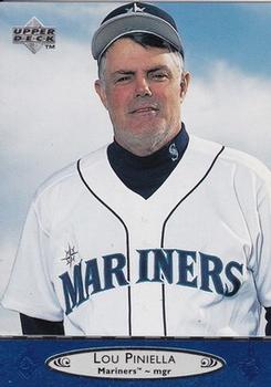 1997 Upper Deck Seattle Mariners Stadium Giveaway #P20 Lou Piniella Front