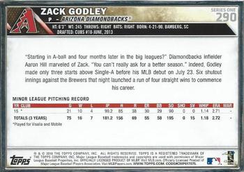 2016 Topps - Framed #290 Zack Godley Back