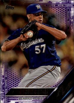 2016 Topps - Purple #18 Francisco Rodriguez Front