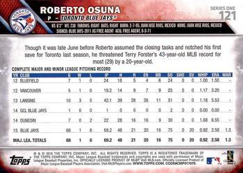 2016 Topps - Purple #121 Roberto Osuna Back