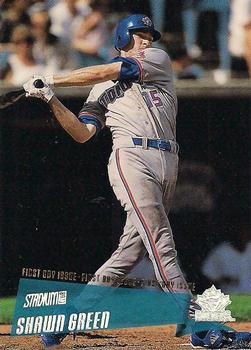 2000 Stadium Club - First Day Issue #38 Shawn Green Front