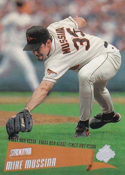 2000 Stadium Club - First Day Issue #192 Mike Mussina Front