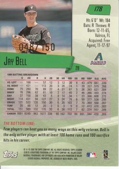 2000 Stadium Club - One of a Kind #178 Jay Bell  Back