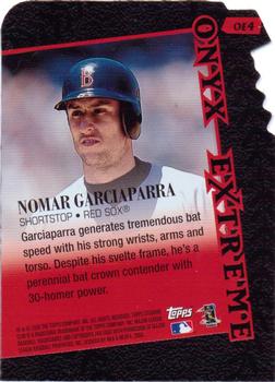 2000 Stadium Club - Onyx Extreme Die Cuts #OE4 Nomar Garciaparra Back
