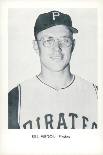 1963 Sports Service Pittsburgh Pirates #NNO Bill Virdon Front