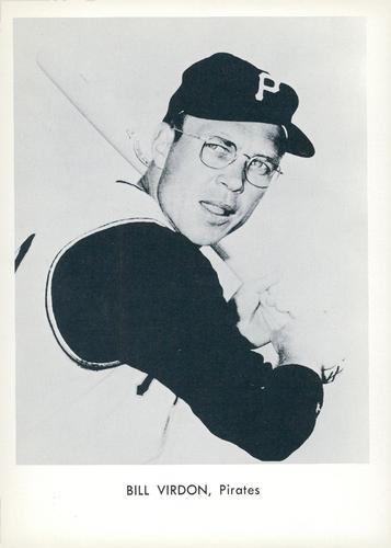 1964 Sports Service Pittsburgh Pirates #NNO Bill Virdon Front