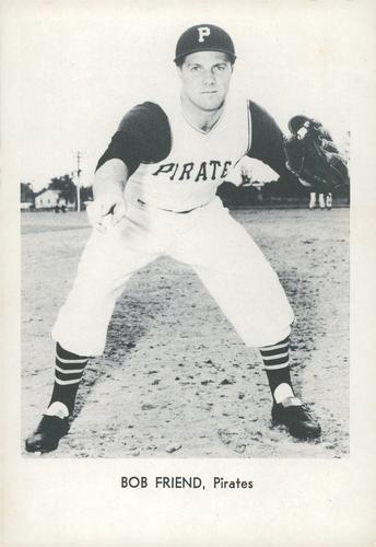 1965 Sports Service Pittsburgh Pirates #NNO Bob Friend Front