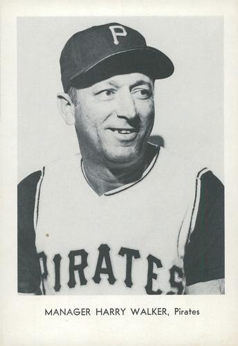 1965 Sports Service Pittsburgh Pirates #NNO Harry Walker Front