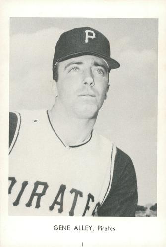 1968 Sports Service Pittsburgh Pirates #NNO Gene Alley Front