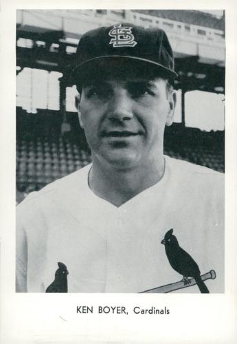 1961 Sports Service St. Louis Cardinals Set A #NNO Ken Boyer Front