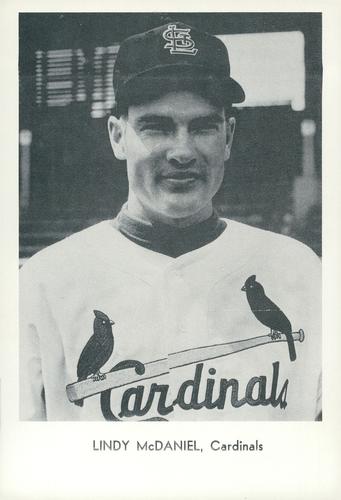 1961 Sports Service St. Louis Cardinals Set A #NNO Lindy McDaniel Front
