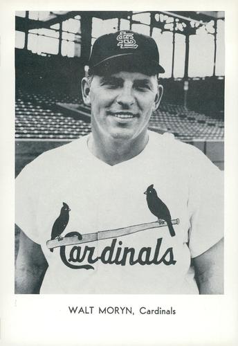 1961 Sports Service St. Louis Cardinals Set A #NNO Walt Moryn Front