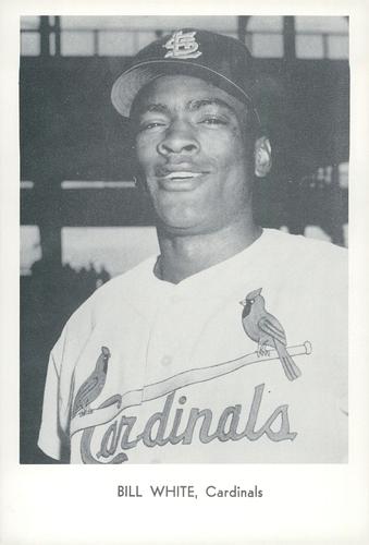 1961 Sports Service St. Louis Cardinals Set A #NNO Bill White Front