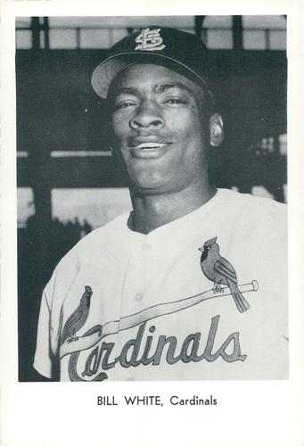 1961 Sports Service St. Louis Cardinals Set B #NNO Bill White Front