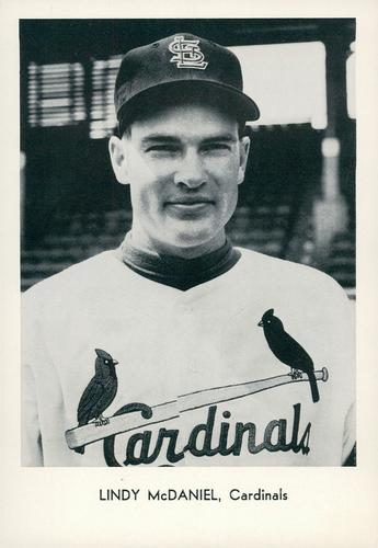 1962 Sports Service St. Louis Cardinals #NNO Lindy McDaniel Front