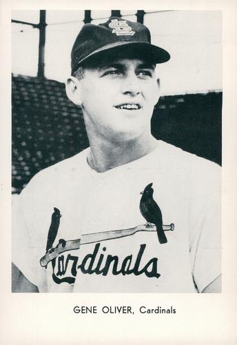 1962 Sports Service St. Louis Cardinals #NNO Gene Oliver Front
