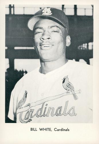 1962 Sports Service St. Louis Cardinals #NNO Bill White Front