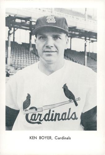 1963 Sports Service St. Louis Cardinals #NNO Ken Boyer Front