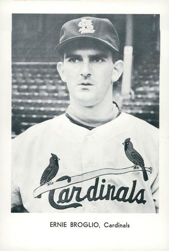 1963 Sports Service St. Louis Cardinals #NNO Ernie Broglio Front
