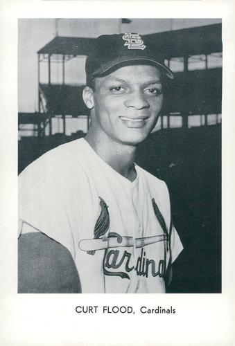 1963 Sports Service St. Louis Cardinals #NNO Curt Flood Front